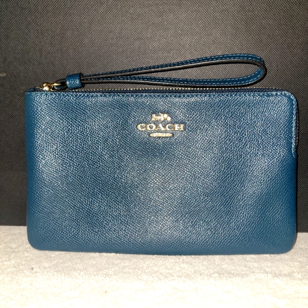 Coach Large zip wristlet